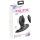 XOUXOU - oplaadbare dubbele anaal vibrator (zwart)