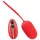 SMILE Love Ball - draagbaar, oplaadbaar vibrerend ei met afstandsbediening (rood)