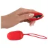 SMILE Love Ball - draagbaar, oplaadbaar vibrerend ei met afstandsbediening (rood)