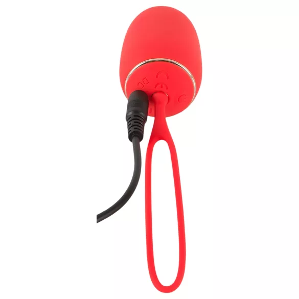 SMILE Love Ball - draagbaar, oplaadbaar vibrerend ei met afstandsbediening (rood)