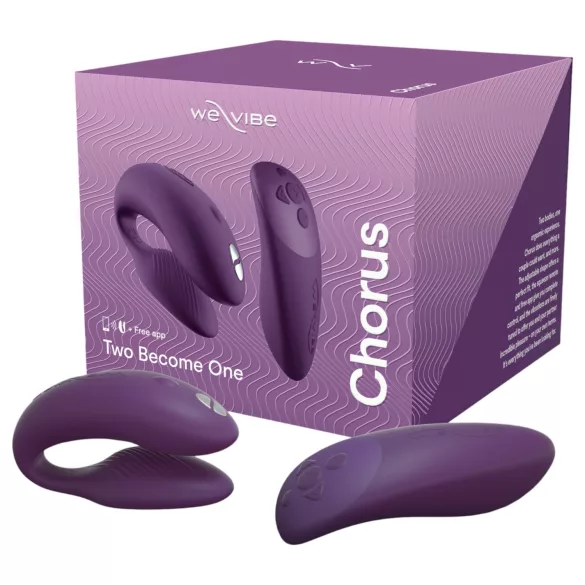 We-Vibe Chorus - app-gestuurde partner vibrator (paars)