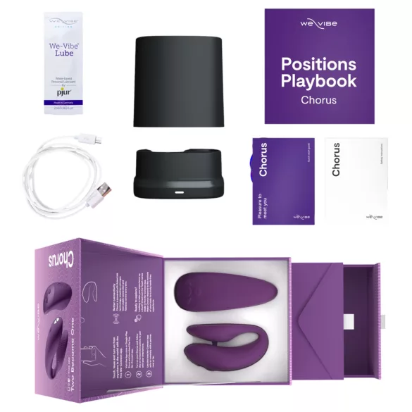 We-Vibe Chorus - app-gestuurde partner vibrator (paars)