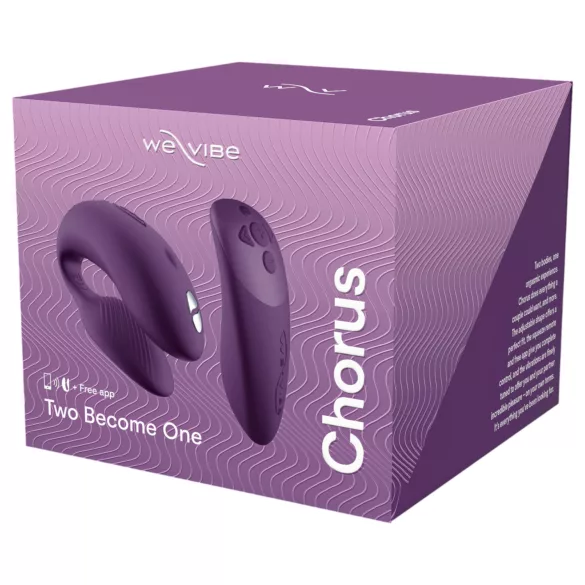 We-Vibe Chorus - app-gestuurde partner vibrator (paars)