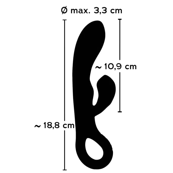 You2Toys - rabbit vibrator - oplaadbaar, clitorisstimulator - paars
