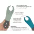 Fun Factory Manta - penisschacht‑vibrator (zwart)