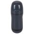 Rebel - 2in1 zuig- en vibratiemasturbator (zwart)