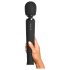 Le Wand Petite - exclusieve, oplaadbare massager vibrator (zwart)