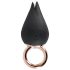 Belou - oplaadbare, waterdichte clitoris vibrator (zwart)
