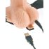 Fetish Strap-On 6 - holle, aanpasbare vibrator (natuurlijk)