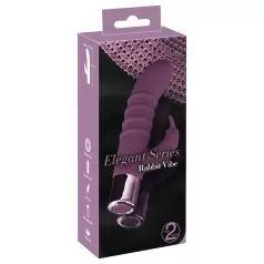   You2Toys - Rabbit Vibe - oplaadbare G-spot vibrator met clitorisstimulator (paars)