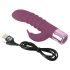 Konijn Vibrator - oplaadbare G-spot en clitoris stimulator (paars)