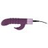 Konijn Vibrator - oplaadbare G-spot en clitoris stimulator (paars)