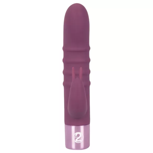 You2Toys - Rabbit Vibe - oplaadbare G-spot vibrator met clitorisstimulator (paars)