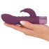 Konijn Vibrator - oplaadbare G-spot en clitoris stimulator (paars)