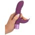 Konijn Vibrator - oplaadbare G-spot en clitoris stimulator (paars)