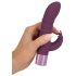 Konijn Vibrator - oplaadbare G-spot en clitoris stimulator (paars)