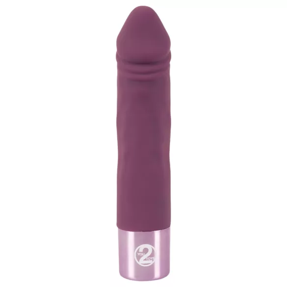You2Toys - vibrator - oplaadbaar, waterproof, realistisch - paars