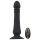 Black Velvet - oplaadbare stotende anaal vibrator (zwart)