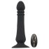 Black Velvet - oplaadbare stotende anaal vibrator (zwart)