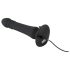 Black Velvet - oplaadbare stotende anaal vibrator (zwart)
