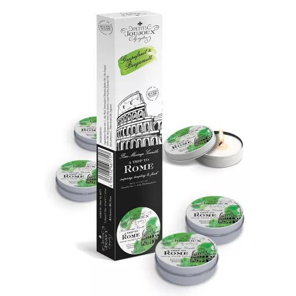 Petits Joujoux - massagekaars - grapefruit bergamot - 5x43ml