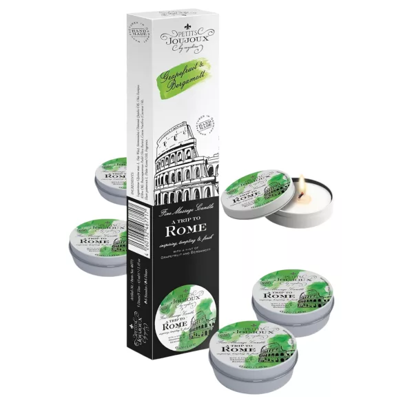 Petits Joujoux - massagekaars - grapefruit bergamot - 5x43ml