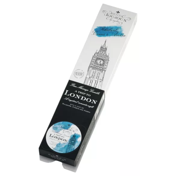 Petits Joujoux - massagekaarsen set - rabarber amber geur - 5x43ml
