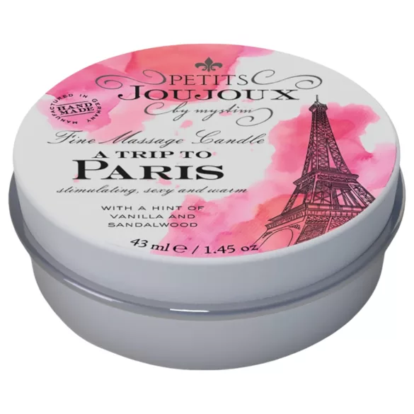 Petits Joujoux - massagekaars - vanille sandelhout geur - 43ml