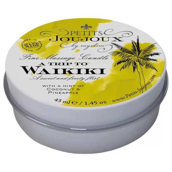 Petits Joujoux Waikiki - massagekaars - kokos ananas geur - 43ml