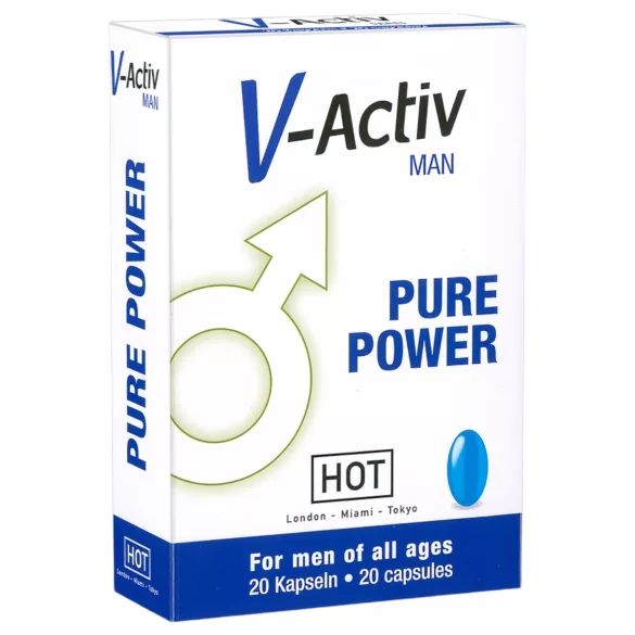 HOT - V-Active - voedingssupplement capsules voor mannen (20 stuks)