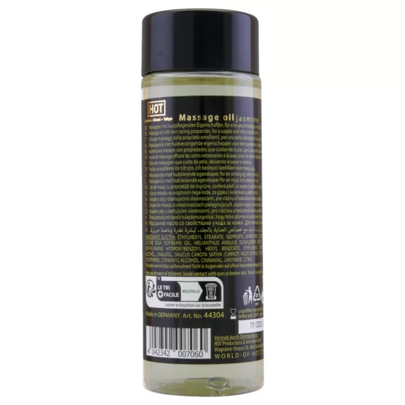 HOT - massageolie - verzorgend voor de huid - zachte jasmijn - 100ml