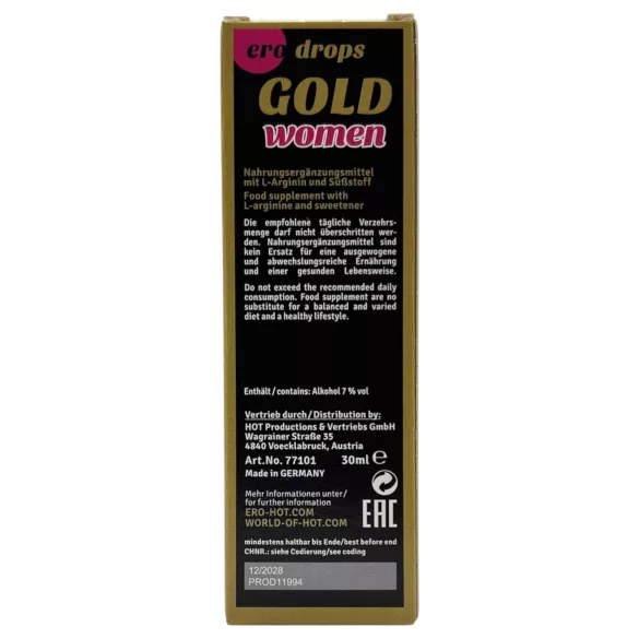 HOT Spanish Fly Gold Woman - afrodisiacum voor vrouwen (30 ml)