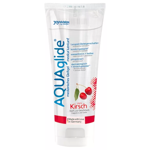AQUAglide - glijmiddel op waterbasis - kers - 100ml