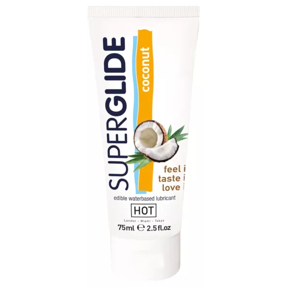 HOT - glijmiddel eetbaar kokos - 75ml