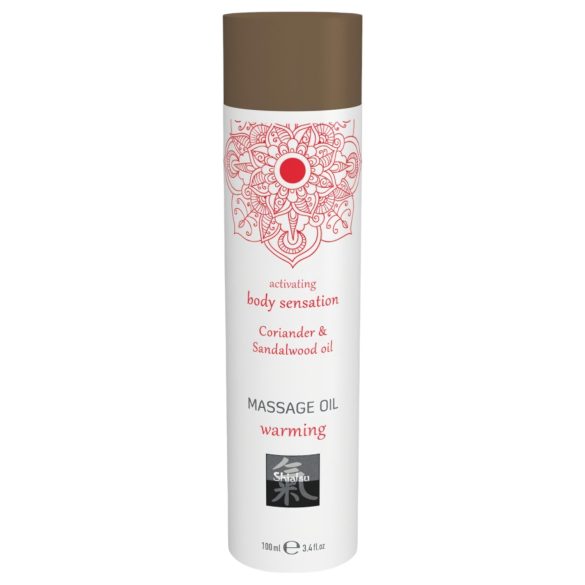 Shiatsu Verwarmende Massageolie - Koriander & Sandelhout 100ml