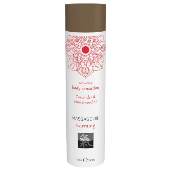 Shiatsu Warming - massageolie - koriander sandelhout - 100ml