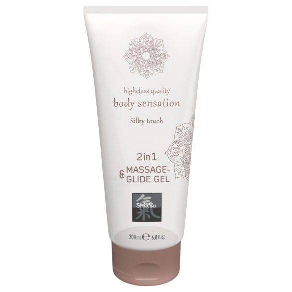 Shiatsu 2in1 Silky Touch - Zijdezachte Massagegel (200ml)