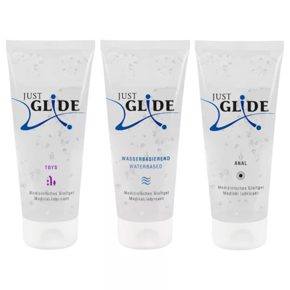 Just Glide - glijmiddelset - 3x200ml