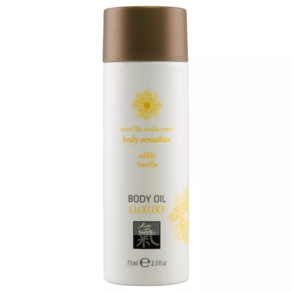 HOT - Shiatsu Luxury - eetbare massageolie - vanille (75 ml)