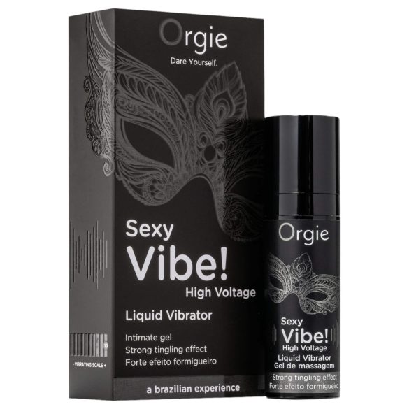 Orgie Sexy Vibe High Voltage - unisex vloeibare vibrator (15ml)