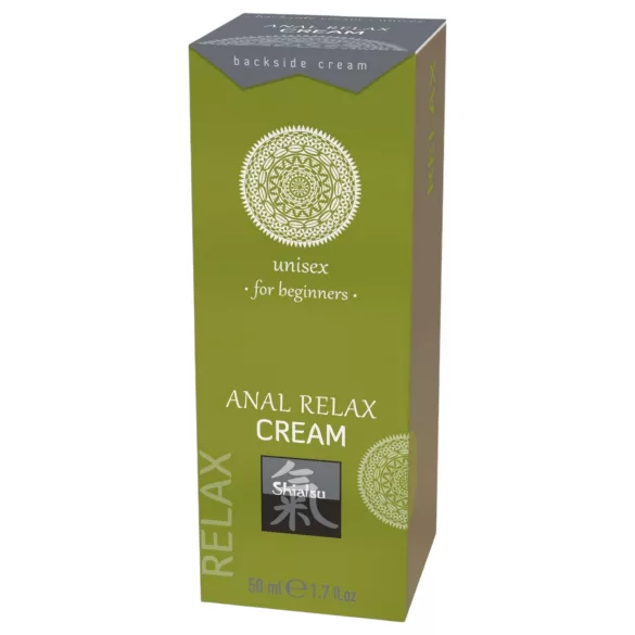 HOT Shiatsu - anale glijmiddel - ontspannend - crème - 50ml