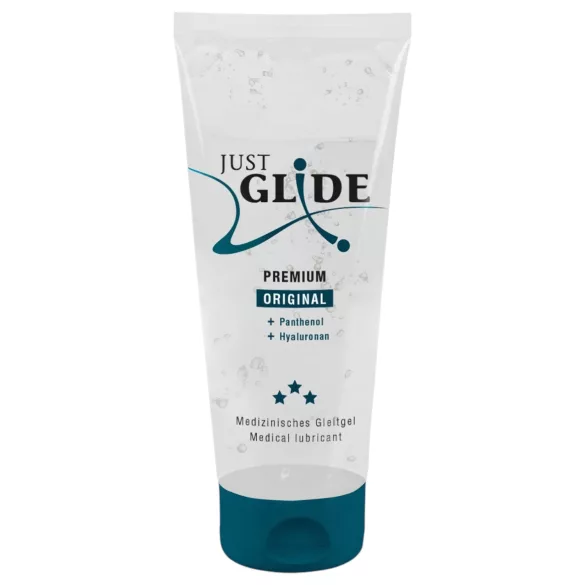 Just Glide Premium Original - glijmiddel op waterbasis - vegan - 200ml