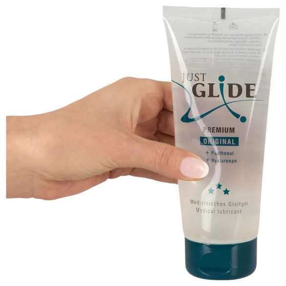 Just Glide Premium Original - glijmiddel op waterbasis - vegan - 200ml