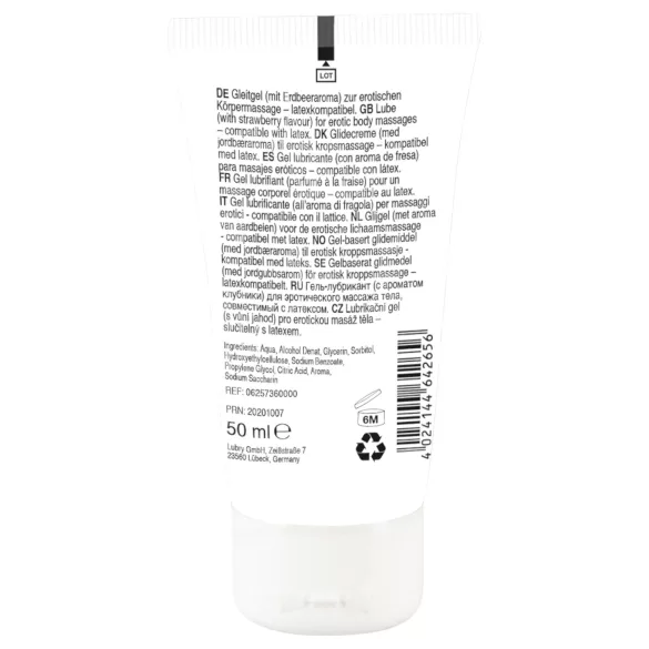 Lick it! - eetbare glijmiddel - aardbei - 2-in-1 - 50ml
