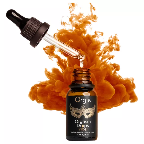 Orgie Orgasm Drops Vibe - tintelend intiem gel voor vrouwen (15 ml)