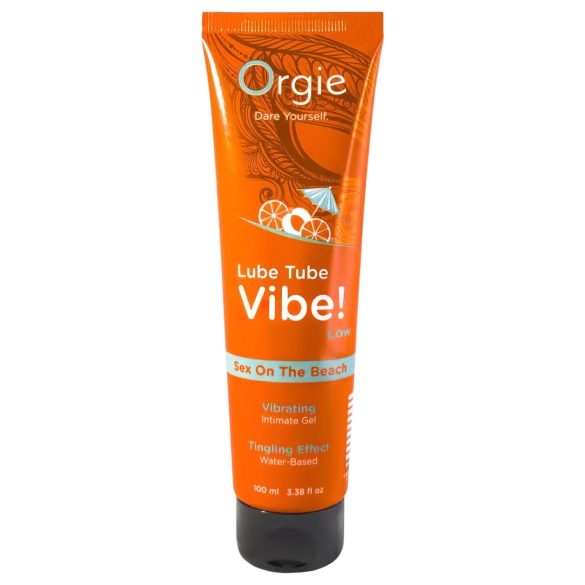 Orgie Lube Tube - tintelend intieme gel - Sex on the Beach (100 ml)