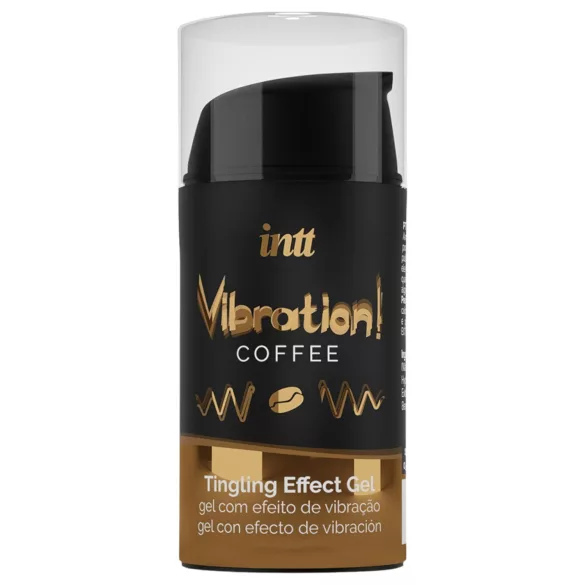 Intt Vibration! - vloeibare vibrator - koffie (15 ml)