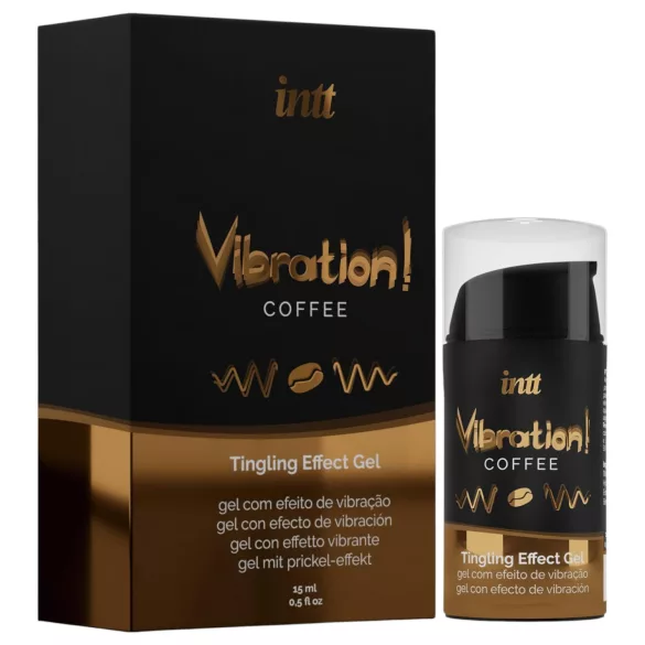 Intt Vibration! - vloeibare vibrator - koffie (15 ml)
