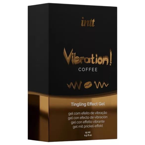 Intt Vibration! - vloeibare vibrator - koffie (15 ml)