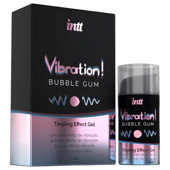 Intt Vibration! - vloeibare vibrator - kauwgom (15 ml)